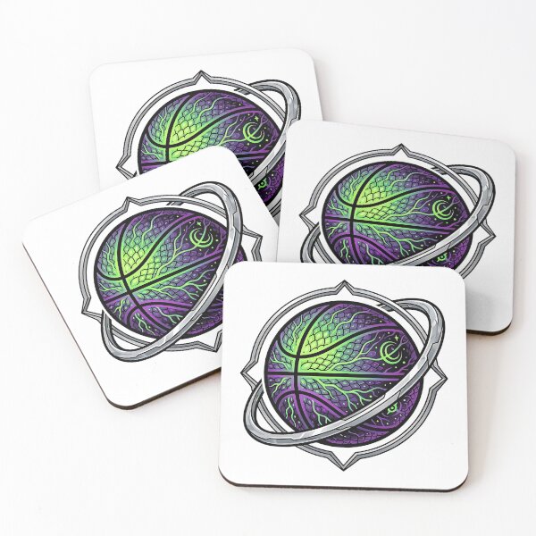 Item preview, Cosmic Fantasy Basketball Planet Emblem Art designed and sold by onjcdesign.