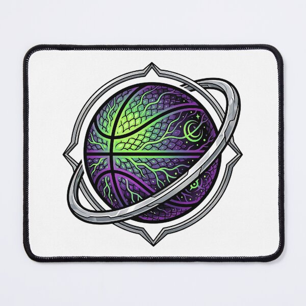 Item preview, Cosmic Fantasy Basketball Planet Emblem Art designed and sold by onjcdesign.