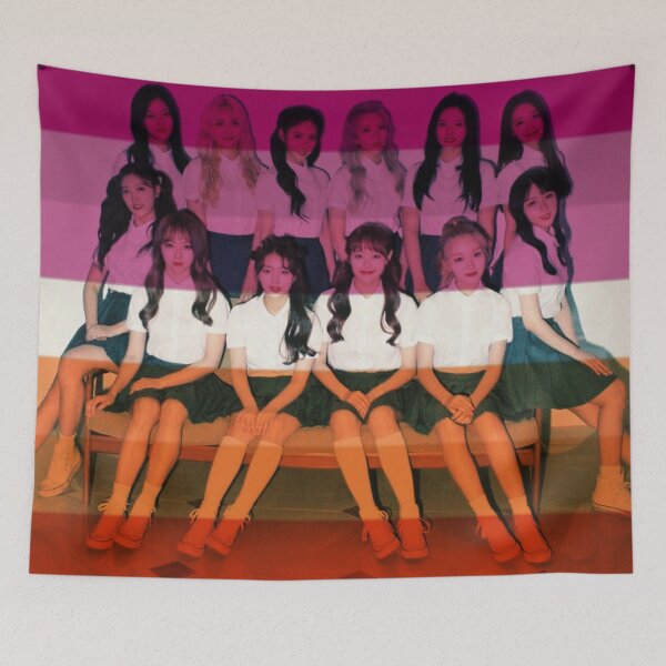 Item preview, loona ot12 lesbian pride flag designed and sold by meuliasshop.