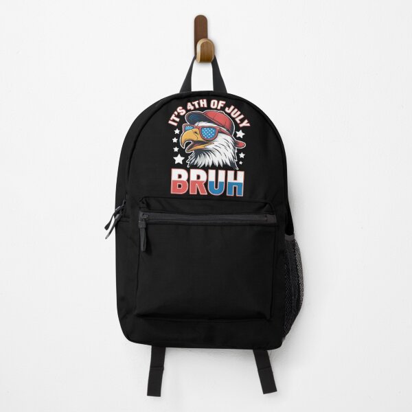 Item preview, It’s 4th of July Bruh Shirt – Funny Patriotic Eagle & USA Dog American Flag T-Shirt designed and sold by ZyxDes.