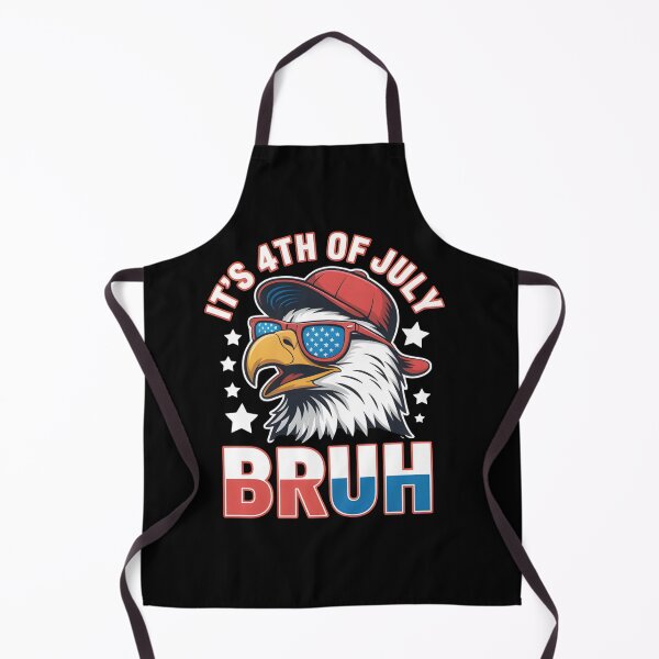 Item preview, It’s 4th of July Bruh Shirt – Funny Patriotic Eagle & USA Dog American Flag T-Shirt designed and sold by ZyxDes.