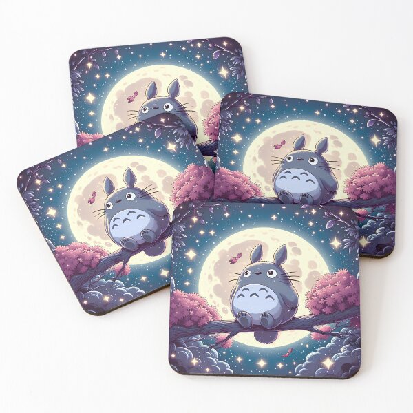 Item preview, Cute kawaii monster [[tototoro]] wacthing-%[ghiblis]%- moon aways ragon designed and sold by ITsyxuanart.