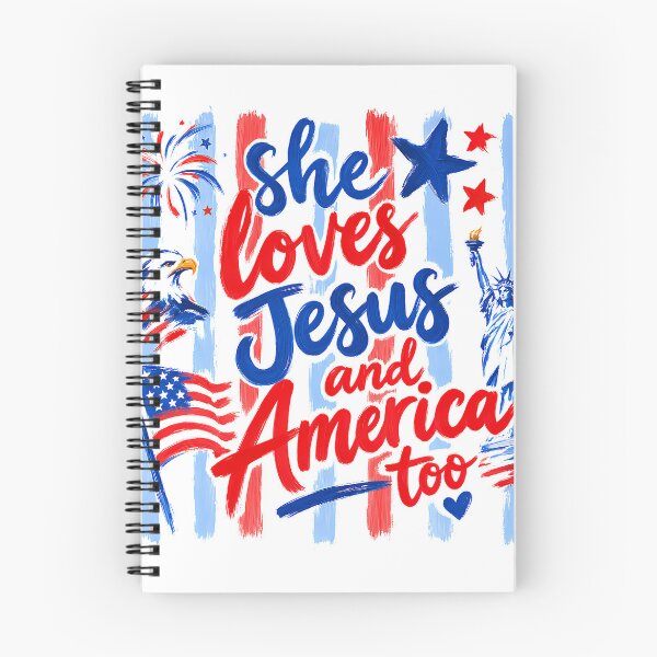 Item preview, She loves Jesus and America too designed and sold by Tiny-Love ⭐⭐⭐⭐⭐.