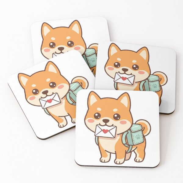 Item preview, Cute Shiba Inu Mailman Puppy designed and sold by BileyStudios.