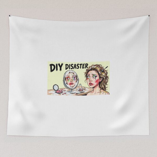 Item preview, DIY Disaster - Makeup Fail Funny Cartoon designed and sold by Petringo.