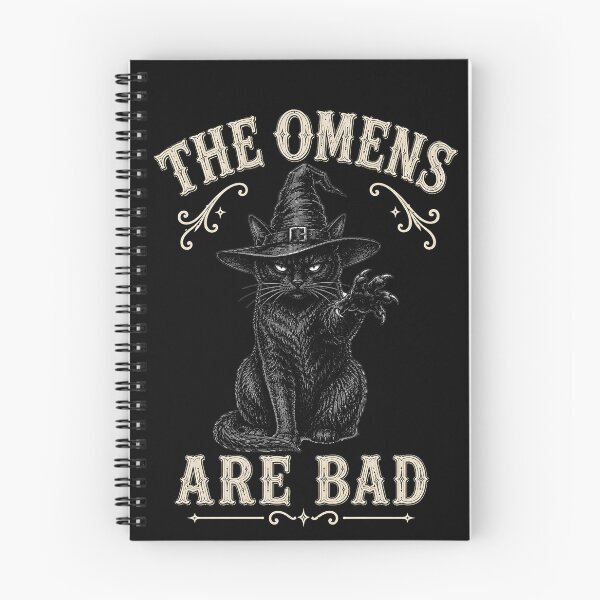 Item preview, Black Witch Cat – The Omens Are Bad | Black Witch Cat for Witchcore & Cat Lovers designed and sold by Lichtisign.