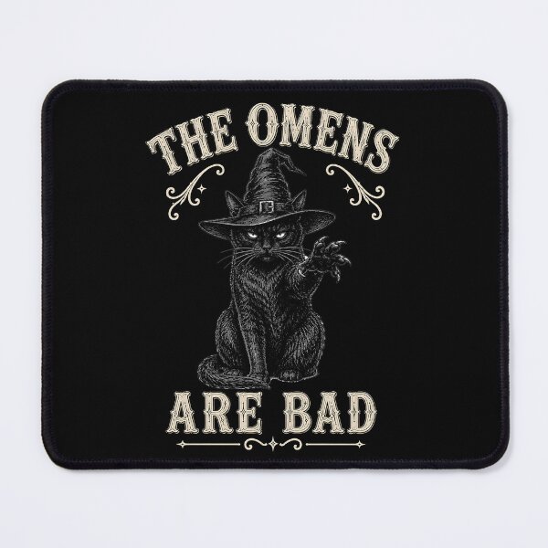 Item preview, Black Witch Cat – The Omens Are Bad | Black Witch Cat for Witchcore & Cat Lovers designed and sold by Lichtisign.