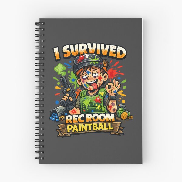 Item preview, I Survived Rec Room Paintball – Funny VR Gaming Shirt for Virtual Reality Players designed and sold by mocci10.