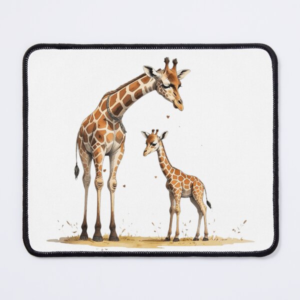 Item preview, Cute Papa Giraffe And Baby Watercolor Father's Day designed and sold by AQUILAKREO.