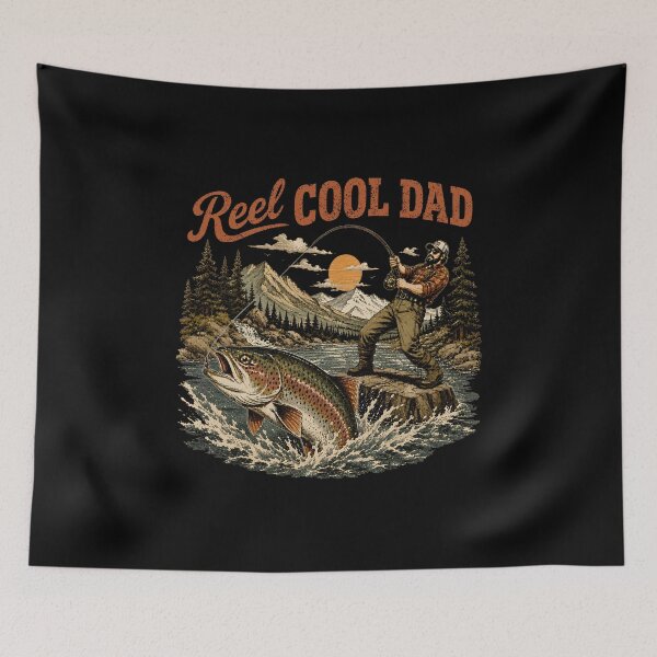 Item preview, Reel Cool Dad, New Dad, Fisher Men designed and sold by vintagearttee.