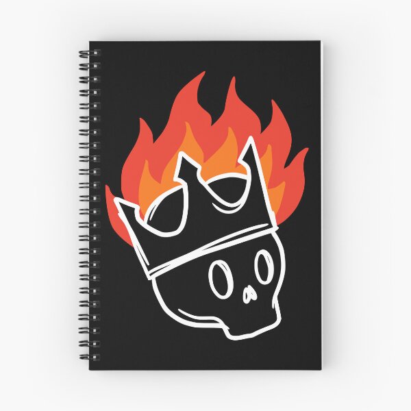 Item preview, Flaming Crown Skull designed and sold by Imaginationbeyond.