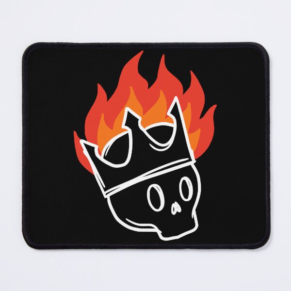 Item preview, Flaming Crown Skull designed and sold by Imaginationbeyond.
