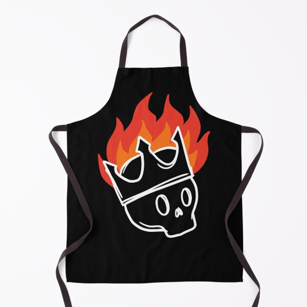 Item preview, Flaming Crown Skull designed and sold by Imaginationbeyond.