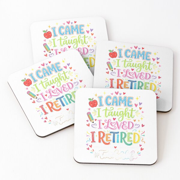 Item preview, I Came I Taught I Loved I Retired Funny Teacher Life T-Shirt designed and sold by RKdrawings.