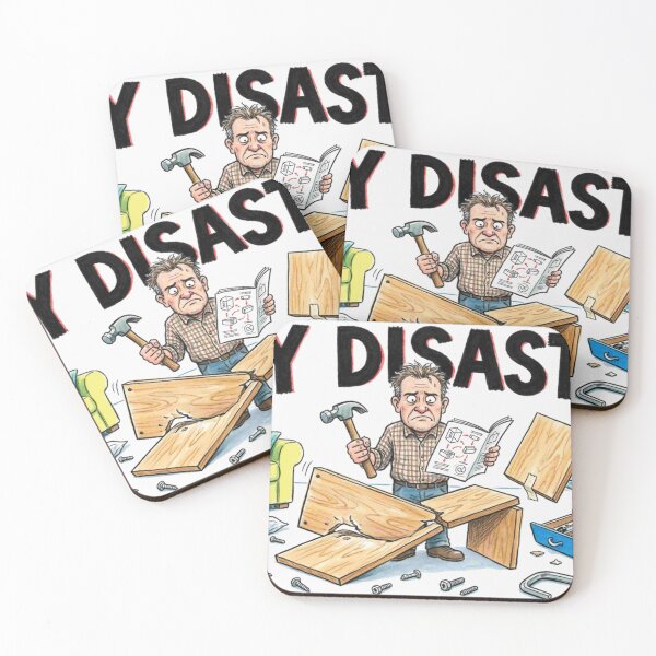 Item preview, DIY Disaster - Furniture Assembly Fail Funny Cartoon designed and sold by Petringo.