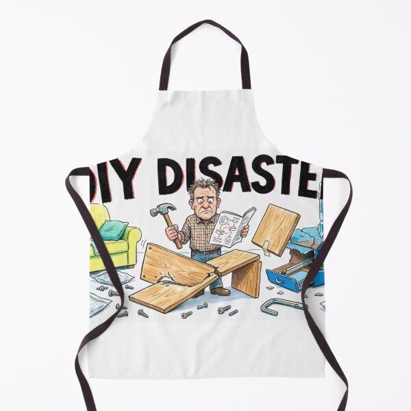 Item preview, DIY Disaster - Furniture Assembly Fail Funny Cartoon designed and sold by Petringo.