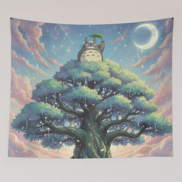 Item preview, Cute big smile [[totoross]] -%[ghiblis]%- hanging aways on tree designed and sold by ITsyxuanart.