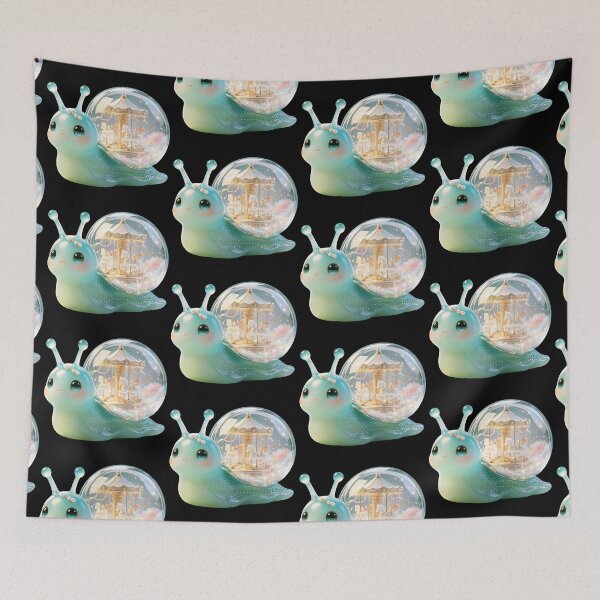 Item preview, Emerald Snail - Magical Carousel Dream & Golden Starlight designed and sold by ABYSSLAB.