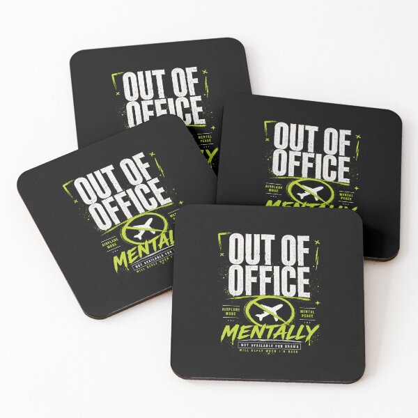 Item preview, Out of Office Mentally | Airplane Mode Activated designed and sold by Point Blank Club.
