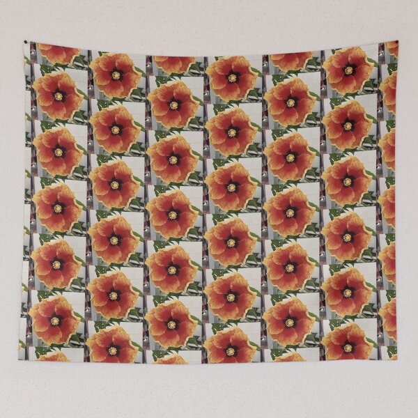Item preview, Tropical Orange Hibiscus  designed and sold by Fayes4Art.