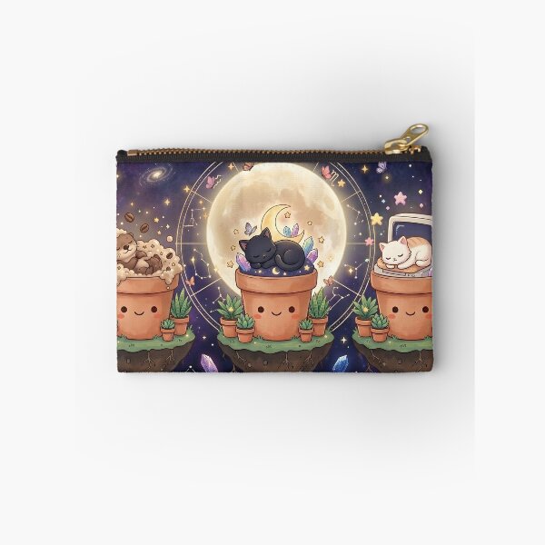 Item preview, Kawaii Space Cat Otter Celestial Fantasy Art designed and sold by KooksStudio.