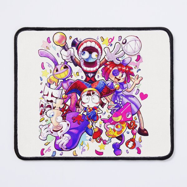 Item preview, The Amazing Digital Circus Characters Fan Design designed and sold by SeraXYZ.
