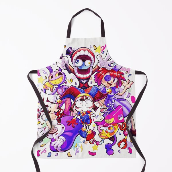 Item preview, The Amazing Digital Circus Characters Fan Design designed and sold by SeraXYZ.