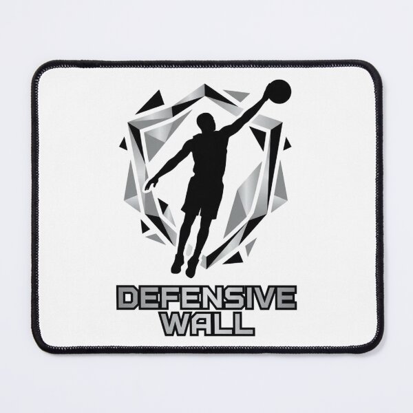 Item preview, Defensive Wall Shattered Shield Basketball Logo Art designed and sold by onjcdesign.