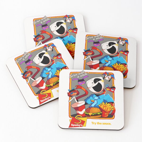 Item preview, Serve With A Smile! Spudsy's Try The Sauce. Fast Food Worker Restaurant Crew designed and sold by SeraXYZ.
