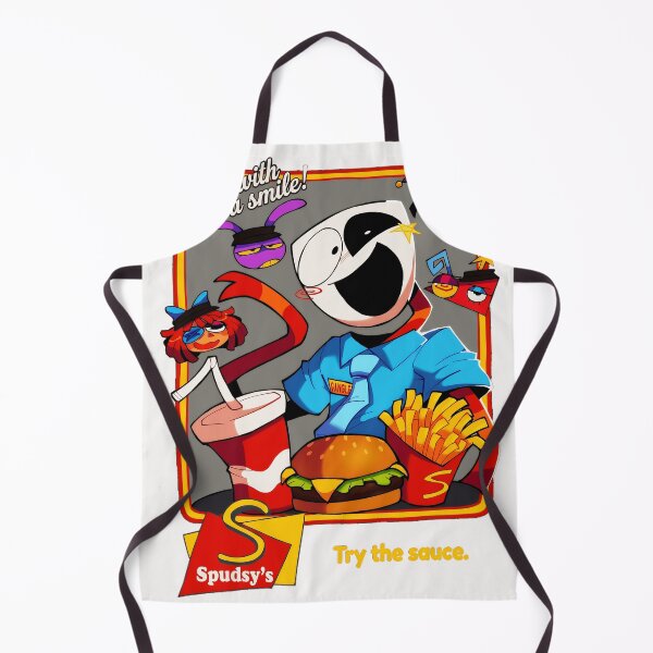 Item preview, Serve With A Smile! Spudsy's Try The Sauce. Fast Food Worker Restaurant Crew designed and sold by SeraXYZ.