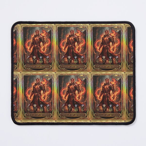 Item preview, Legendary Fire Mage Fantasy Card designed and sold by EchoWave11.
