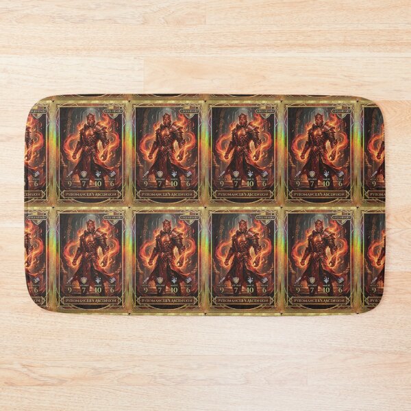 Item preview, Legendary Fire Mage Fantasy Card designed and sold by EchoWave11.