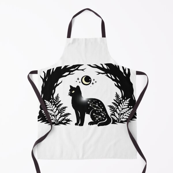 Item preview, Mythical Forest Cat Spirit Celestial Celestial Witchy Cat designed and sold by tineldesign.