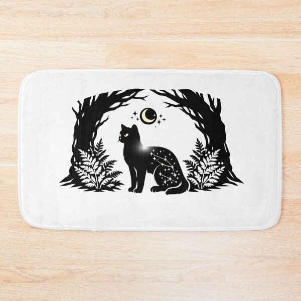 Item preview, Mythical Forest Cat Spirit Celestial Celestial Witchy Cat designed and sold by tineldesign.