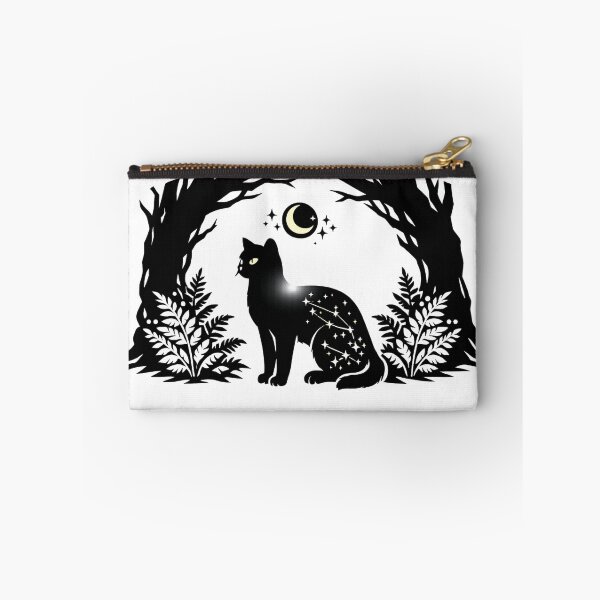 Item preview, Mythical Forest Cat Spirit Celestial Celestial Witchy Cat designed and sold by tineldesign.