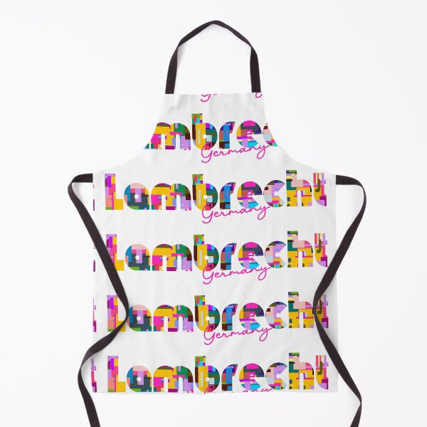 Item preview, Lambrecht, Germany, Vibrant Abstract City Typography Art designed and sold by Wanderful-roads.