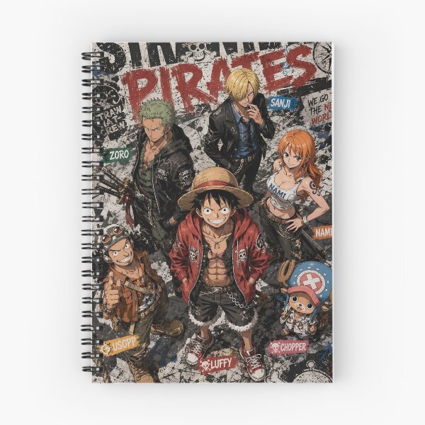 Item preview, Straw Hat Pirates Vintage Grunge Anime Poster | Crew Streetwear Art designed and sold by Dyan4.