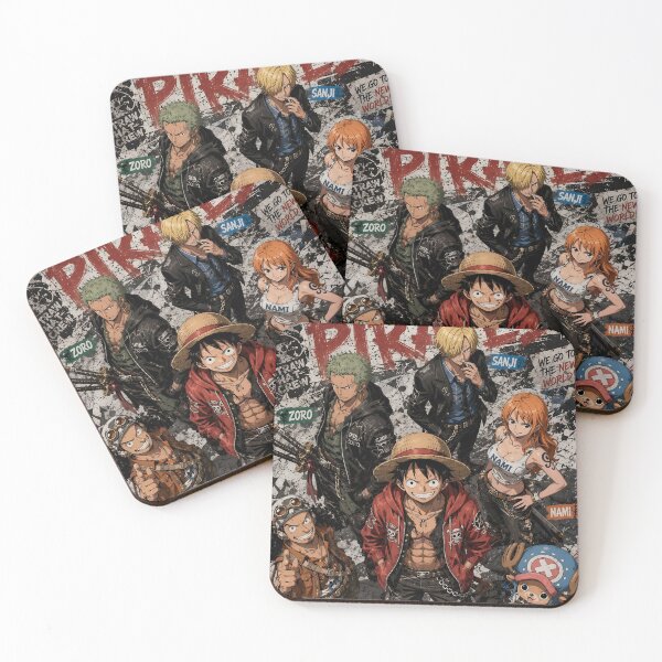 Item preview, Straw Hat Pirates Vintage Grunge Anime Poster | Crew Streetwear Art designed and sold by Dyan4.