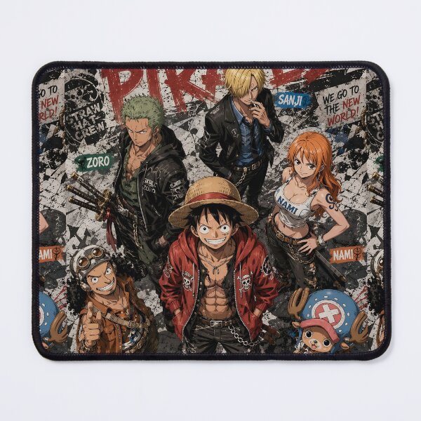 Item preview, Straw Hat Pirates Vintage Grunge Anime Poster | Crew Streetwear Art designed and sold by Dyan4.