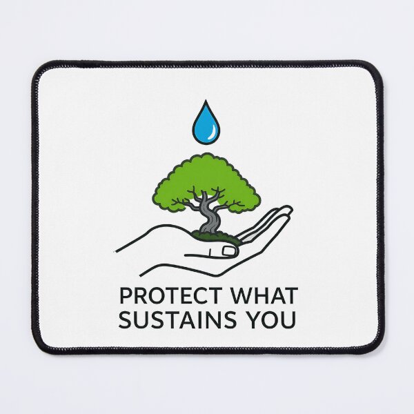 Item preview, Protect What Sustains You Water Conservation Tree designed and sold by Nuvoro Eco Awareness.