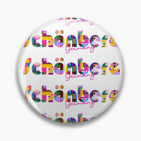 Item preview, Schönberg, Vibrant Abstract City Typography Art designed and sold by Wanderful-roads.