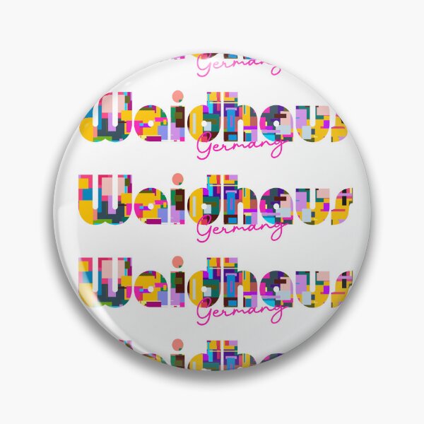 Item preview, Waidhaus, Germany, Vibrant Abstract City Typography Art designed and sold by Wanderful-roads.