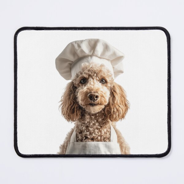 Item preview, Funny Poodle Dog Chef Realistic Animal Cooking Humor Art designed and sold by LazyOwlStore.