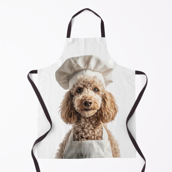 Item preview, Funny Poodle Dog Chef Realistic Animal Cooking Humor Art designed and sold by LazyOwlStore.