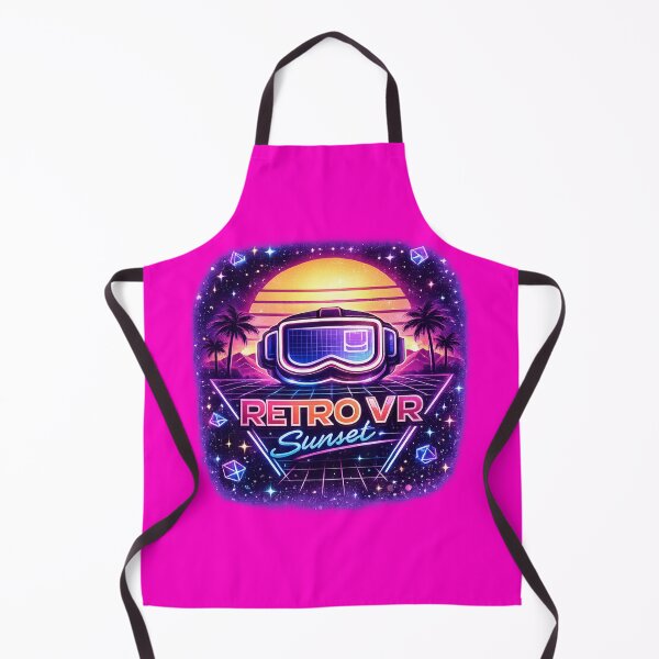 Item preview, Retro VR Sunset Shirt – Vintage Virtual Reality Gaming Aesthetic for VR Players & Rec Room Gamers designed and sold by mocci10.
