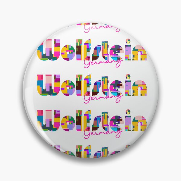 Item preview, Wolfstein, Germany, Vibrant Abstract City Typography Art designed and sold by Wanderful-roads.