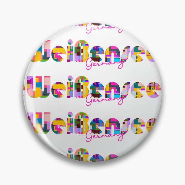 Item preview, Weißensee, Germany, Vibrant Abstract City Typography Art designed and sold by Wanderful-roads.