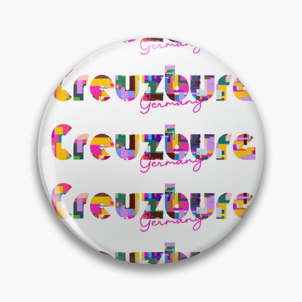 Item preview, Creuzburg, Germany, Vibrant Abstract City Typography Art designed and sold by Wanderful-roads.