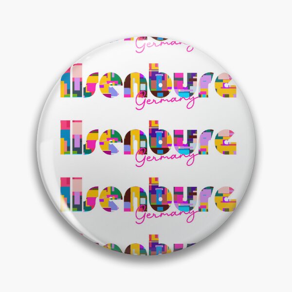 Item preview, Ilsenburg, Germany, Vibrant Abstract City Typography Art designed and sold by Wanderful-roads.