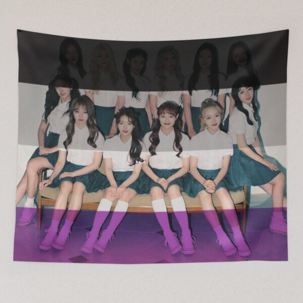 Item preview, loona ot12 asexual pride flag designed and sold by meuliasshop.